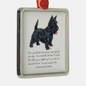 Scottie Aandenken Ornament - MANNETJE (Rechts)