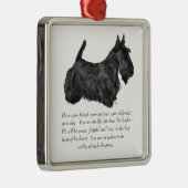 Scottie Aandenken Ornament - MANNETJE (Rechts)