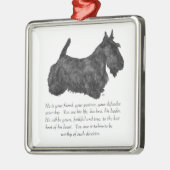 Scottie Aandenken Ornament - MANNETJE (Links)