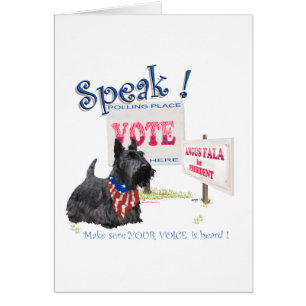 Scottie Angus Fala voor President
