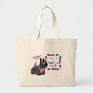 Scottie Angus Fala voor President Grote Tote Bag
