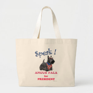 Scottie Angus Fala voor President Grote Tote Bag