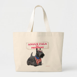 Scottie Angus Fala voor President Grote Tote Bag