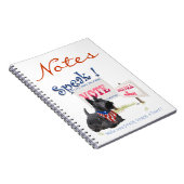 Scottie Angus Fala voor President Notitieboek (Rechterzijde)