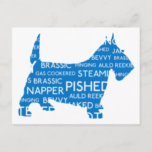 scottie Auld Reekie Scottish Slang.png Briefkaart