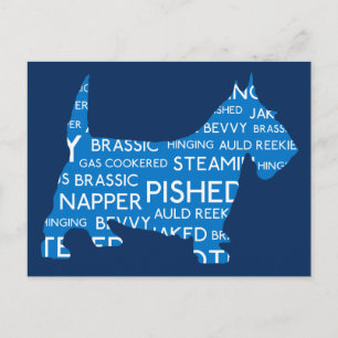 scottie Auld Ririe Scottish Slang.png Briefkaart