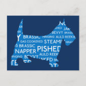 scottie Auld Ririe Scottish Slang.png Briefkaart (Voorkant)