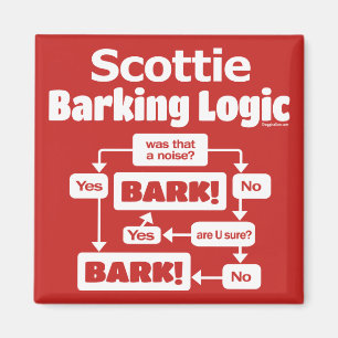 Scottie Barking Logic Magneet