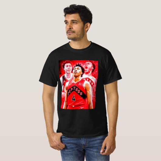 Scottie Barnes #4 T-shirt (Voorkant volledig)