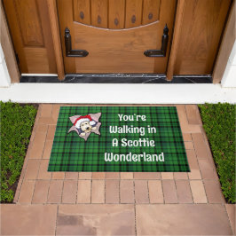 Scottie BLAST Kerstsok Deurmat