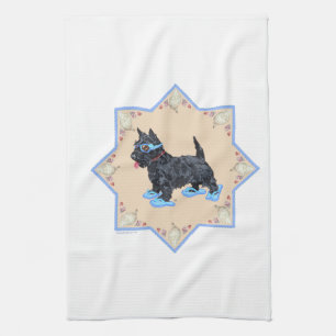 Scottie Blue FlipFlops Theedoek