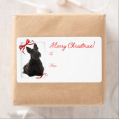 Scottie Christmas Gift Stickers (Insitu)