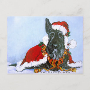 Scottie Claus Feestdagenkaart