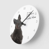 Scottie Clock Ronde Klok (Hoek)