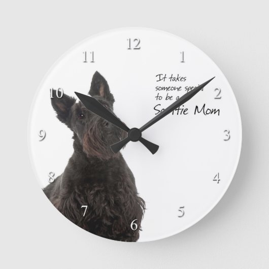 Scottie Clock Ronde Klok (Voorkant)