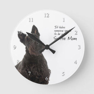 Scottie Clock Ronde Klok