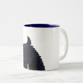 Scottie Closeup Tweekleurige Koffiemok (Voorkant rechts)