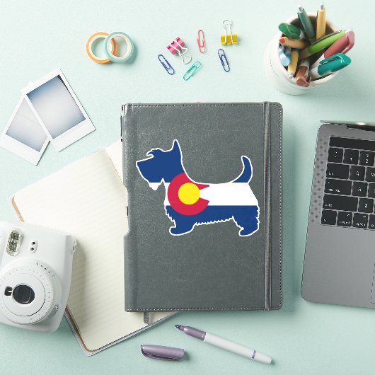 Scottie Colorado Vlag Sticker (iPad Cover)