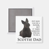 Scottie Dad Magnet (Voorkant / Achterkant)