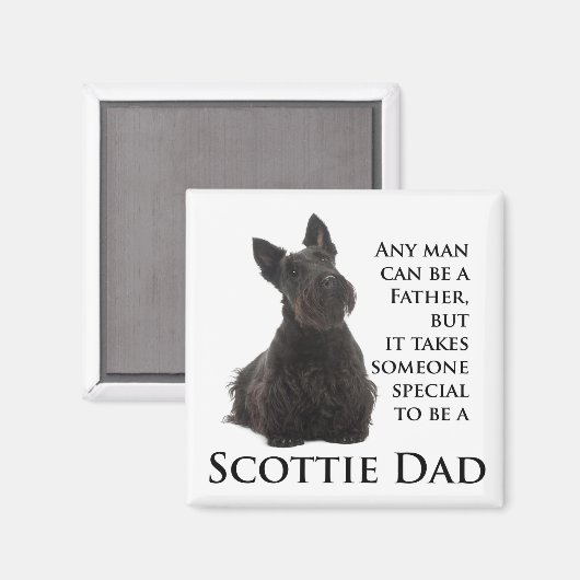 Scottie Dad Magnet (Voorkant / Achterkant)