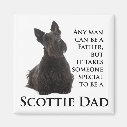Scottie Dad Magnet (Voorkant)