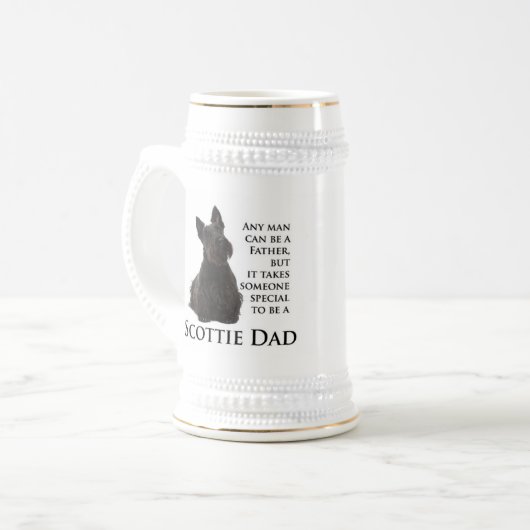 Scottie Dad Stein Bierpul (Voorkant links)
