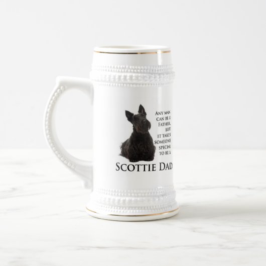 Scottie Dad Stein Bierpul (Links)