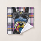 Scottie Dog Bad Handdoek (Wasdoekje)