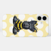 Scottie Dog Bee KiniArt Case-Mate iPhone Case (Achterkant (horizontaal))