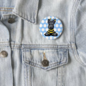 Scottie Dog Bee Ronde Button 5,7 Cm (In situ)