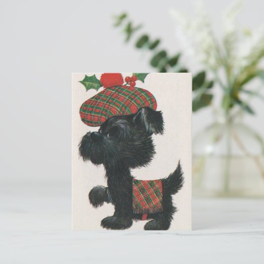  Scottie Dog Briefkaart (Staand voorkant)