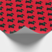 Scottie Dog Cadeaupapier (Hoek)