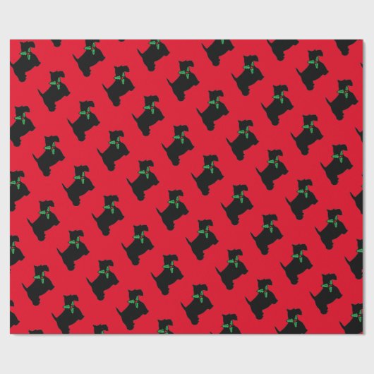 Scottie Dog Cadeaupapier (Vlak)
