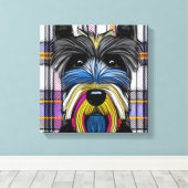 Scottie Dog Canvas Afdruk (Insitu (Houten vloer))