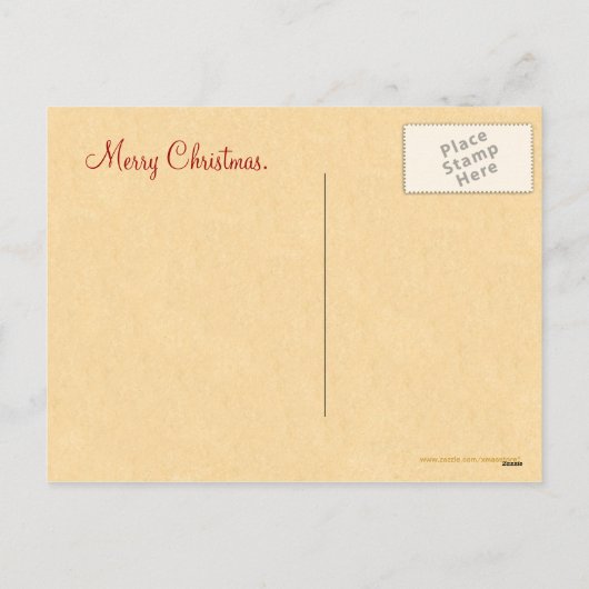  Scottie Dog Christmas Briefkaart (Achterkant)