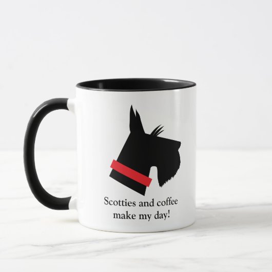 Scottie Dog Coffee Mok (Links)