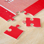 Scottie dog dame met paraplu legpuzzel (Zijkant)