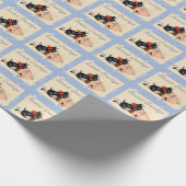 Scottie Dog, de groeten van de Schotse Terrier Sea Cadeaupapier (Hoek)