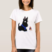 Scottie Dog en Robin T-shirt (Voorkant)