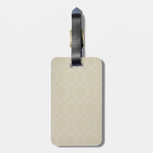 Scottie Dog en Rode vogels Bagagelabel (Achterkant verticaal)