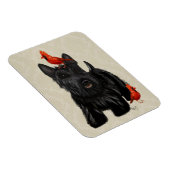 Scottie Dog en Rode vogels Magneet (Rechterzijde)