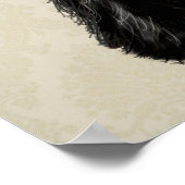 Scottie Dog en Rode vogels Poster (Hoek)