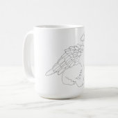 Scottie Dog Engel Koffiemok (Voorkant links)