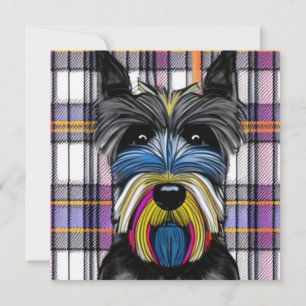 Scottie Dog Feestdagenkaart