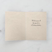 Scottie Dog Groeten Feestdagen Kaart (Binnen)