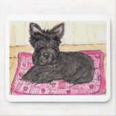 Scottie dog hartkussen mousepad verjaardag muismat (Voorkant)