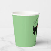 Scottie Dog Kerstmis - Op maat gemaakt! Papieren Bekers (Rechts)