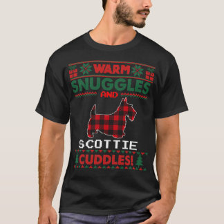 Scottie Dog Kerstmis Pajama Ugly KerstSweat T-shirt