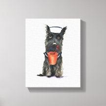 Scottie Dog 'Klaar voor het strand'