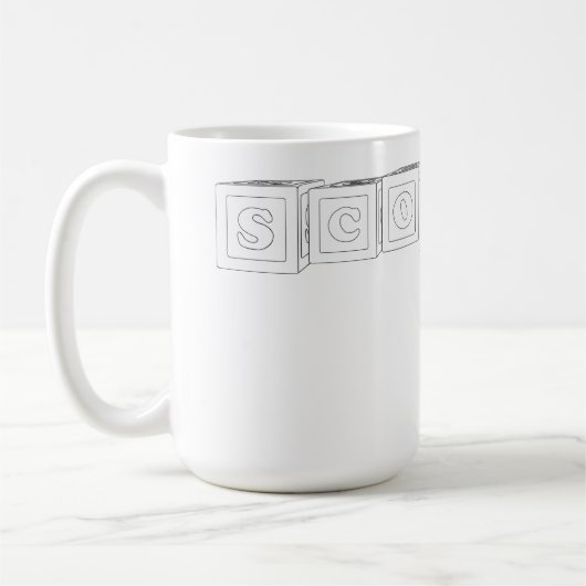 Scottie Dog Koffiemok (Links)